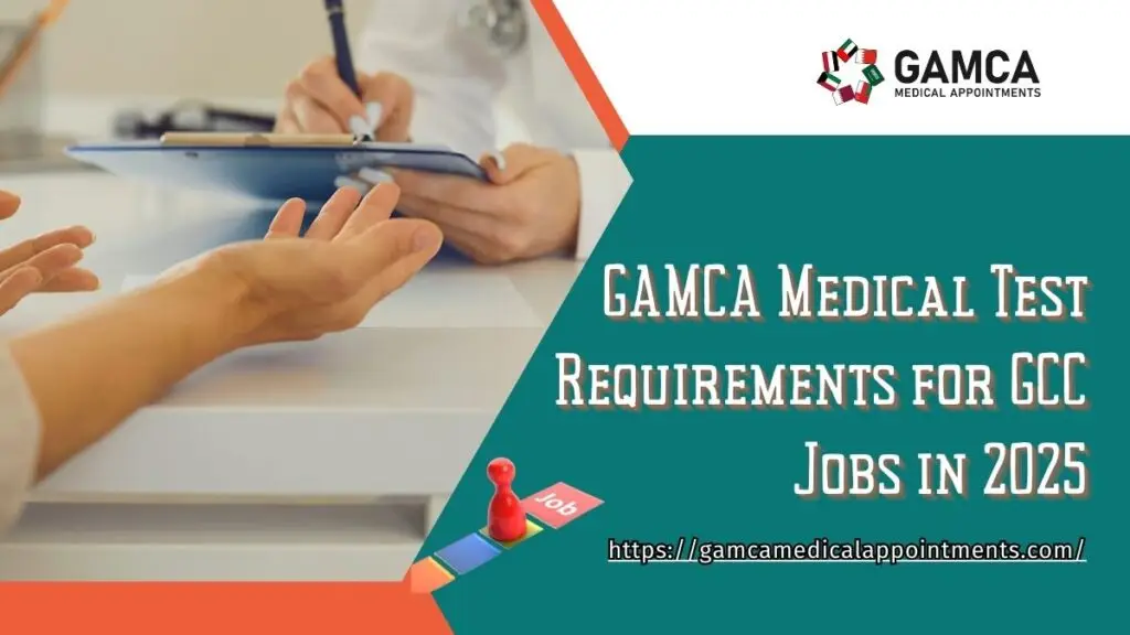 how to prepare for gamca medical test 2025
