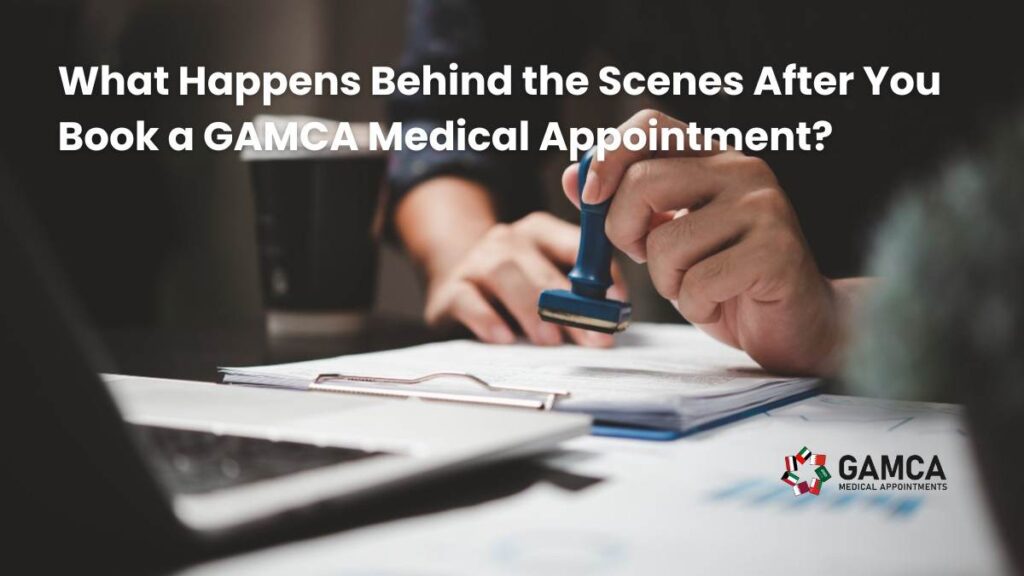 GAMCA medical appointment booking and verification process
