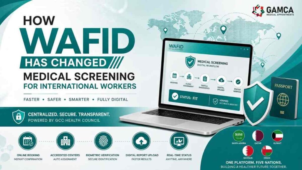 WAFID medical screening process for workers applying for Gulf visas